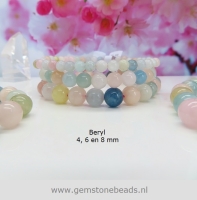 Beryl kralenarmband van 6 mm
