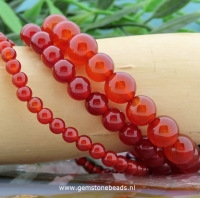 Carneool kralenarmband van 6 mm