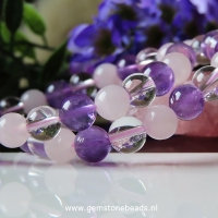 De Gouden Driehoek kralenarmband van 8 mm