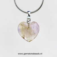 Ametrien hartenhanger facet geslepen 15 mm (C)