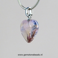 Ametrien hartenhanger facet geslepen 15 mm (D)