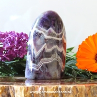 Amethist Chevron gepolijst van 9 cm