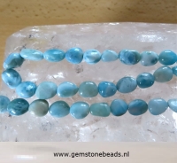 Larimar kralen barock van ca. 8 x 10 mm
