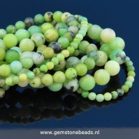 AANBIEDING: Chrysopraas kralen rond van 4 mm