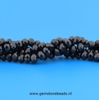 Spinel kralen facet rondel 2 x 3 mm