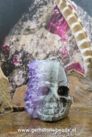 Skull van Agaat en Amethist