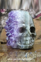 Skull van Agaat en Amethist