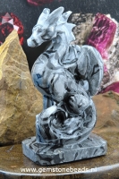 Draak van Picasso-Jaspis 11 cm