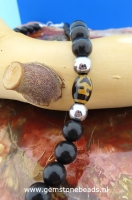 Herenketting Shungite 8 mm 56 cm
