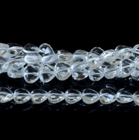 Bergkristal kralen in hartvorm 10 x 10 mm